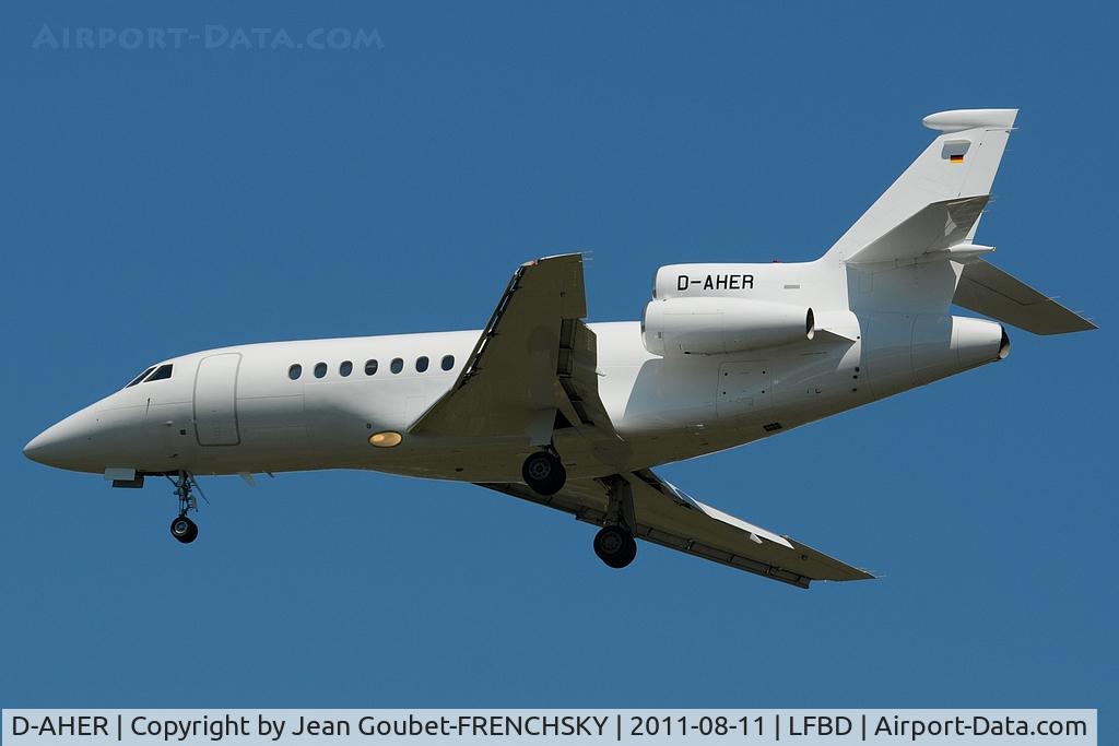 D-AHER, 2001 Dassault Falcon 900EX C/N 78, landing 29