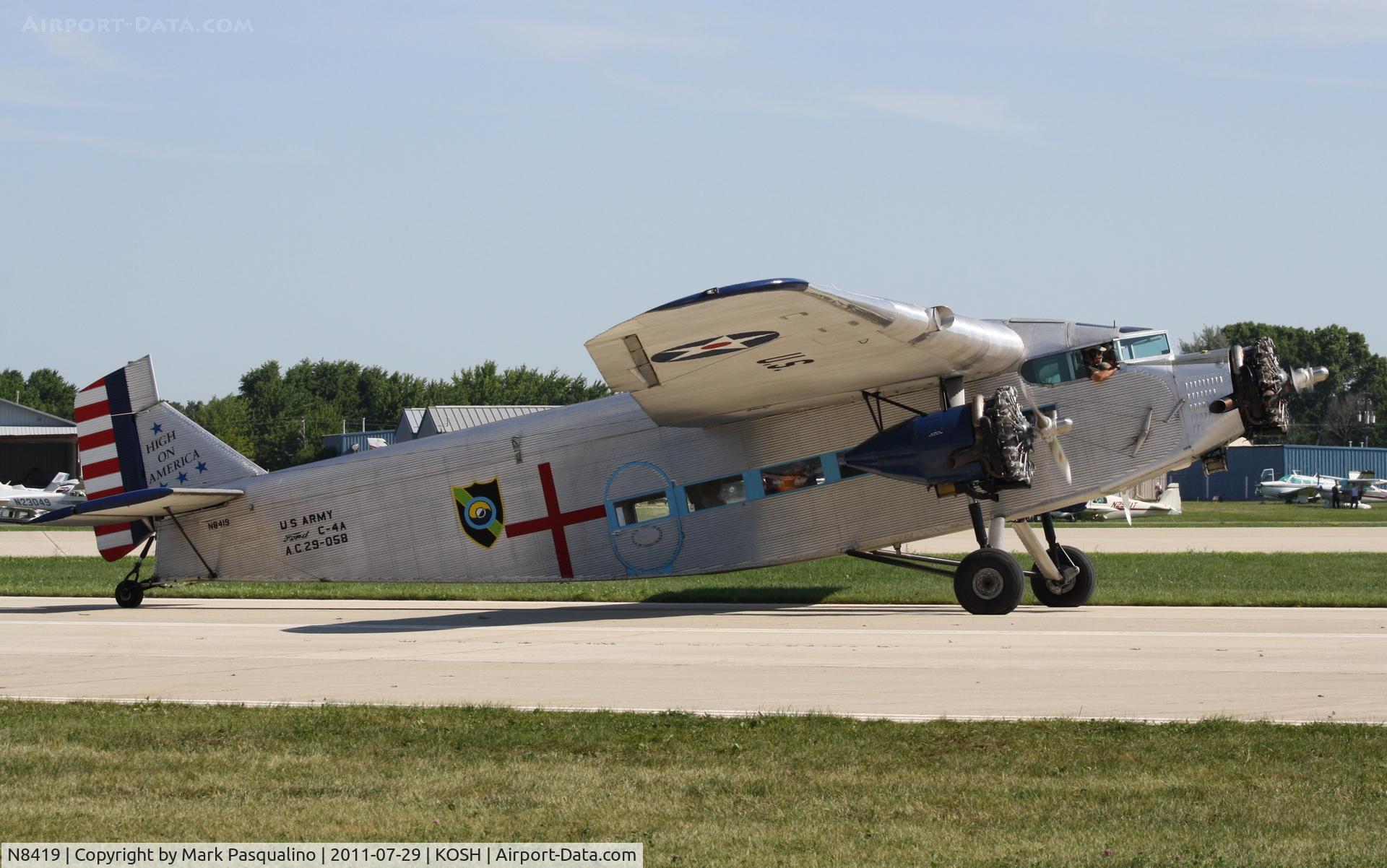 N8419, 1929 Ford 5-AT-C Tri-Motor C/N 58, Ford 5-AT-C