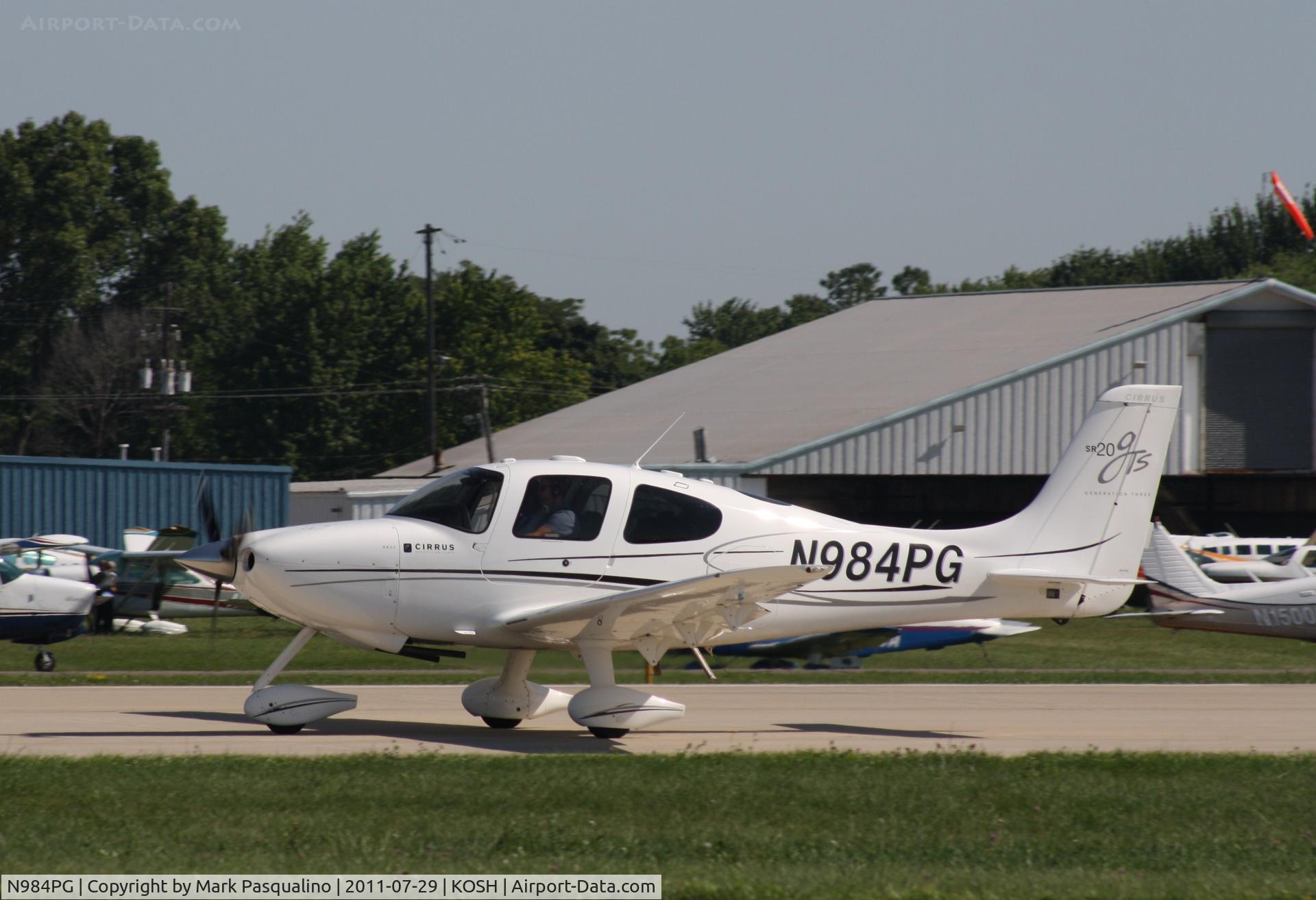 N984PG, 2008 Cirrus SR20 C/N 1959, Cirrus SR20