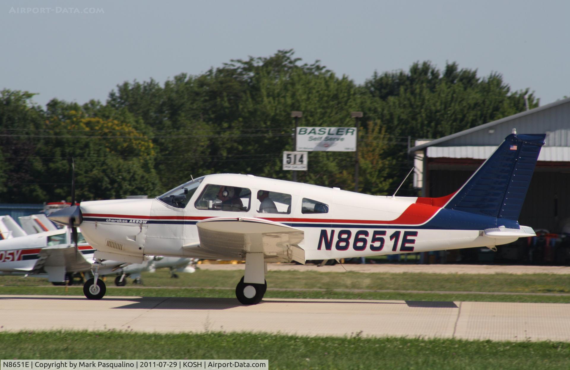 N8651E, 1976 Piper PA-28R-200 Arrow II C/N 28R-7635193, Piper PA-28R-200