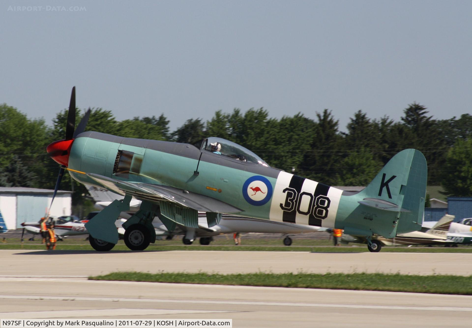 N97SF, 1952 Hawker Sea Fury FB.11 C/N 37729, Sea Fury MK II