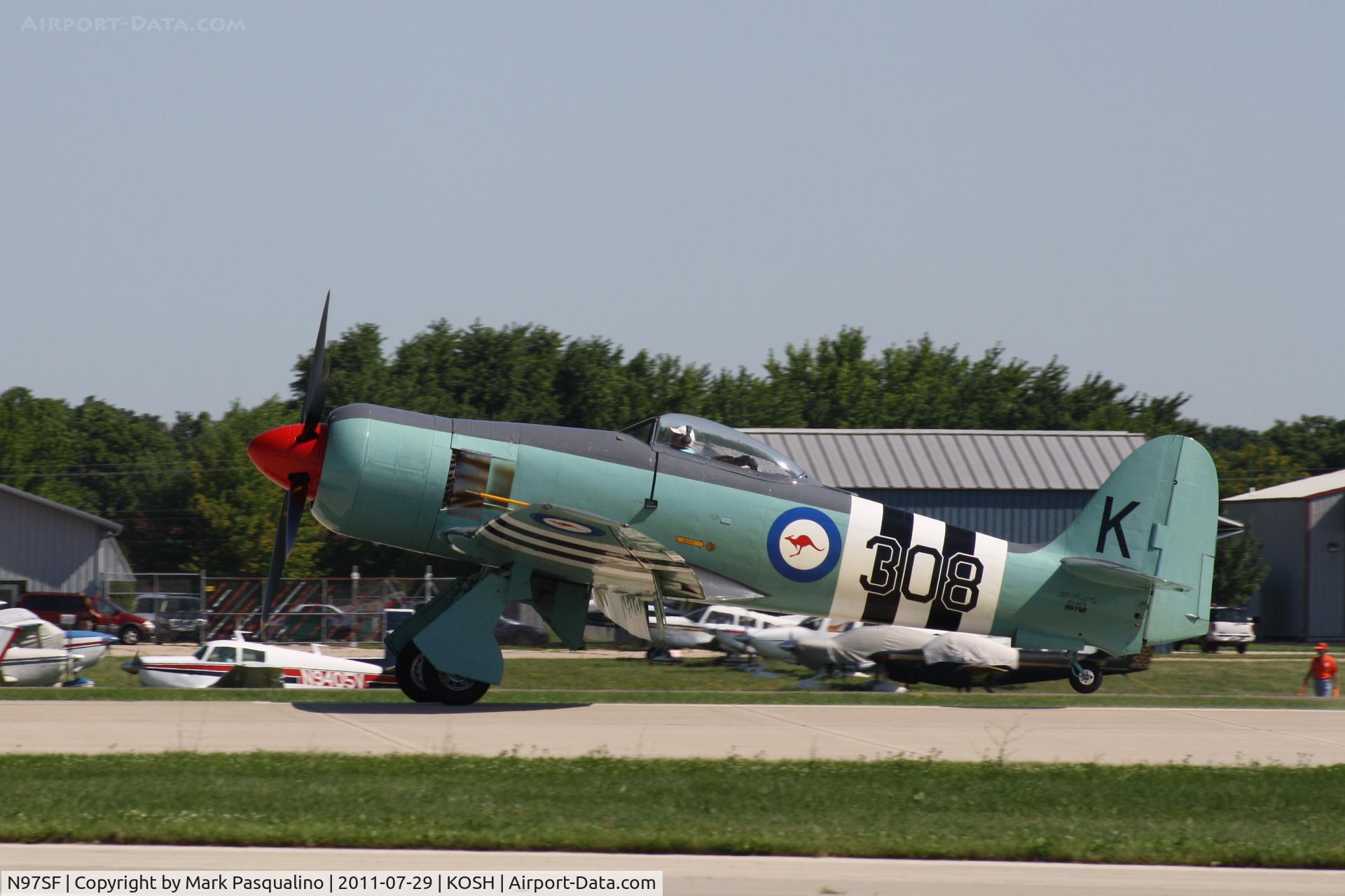 N97SF, 1952 Hawker Sea Fury FB.11 C/N 37729, Sea Fury MK II