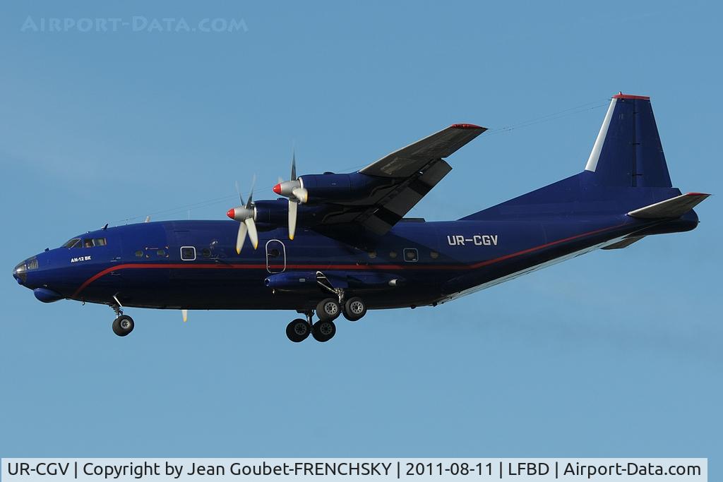 UR-CGV, 1966 Antonov An-12BP C/N 6344610, MERIDIAN landing 29 from ODESSA