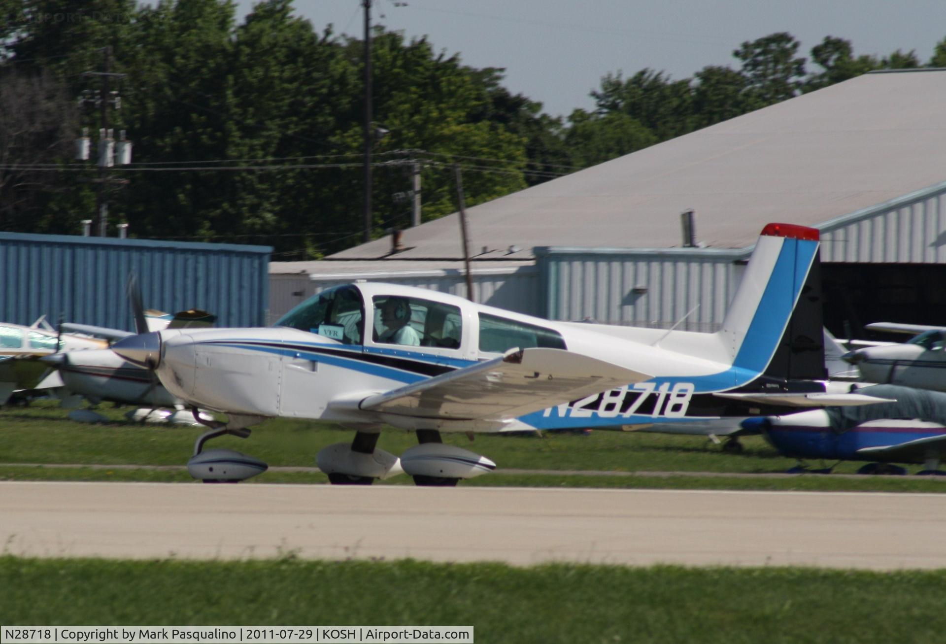 N28718, 1978 Grumman American AA-5B Tiger C/N AA5B0772, AA-5B