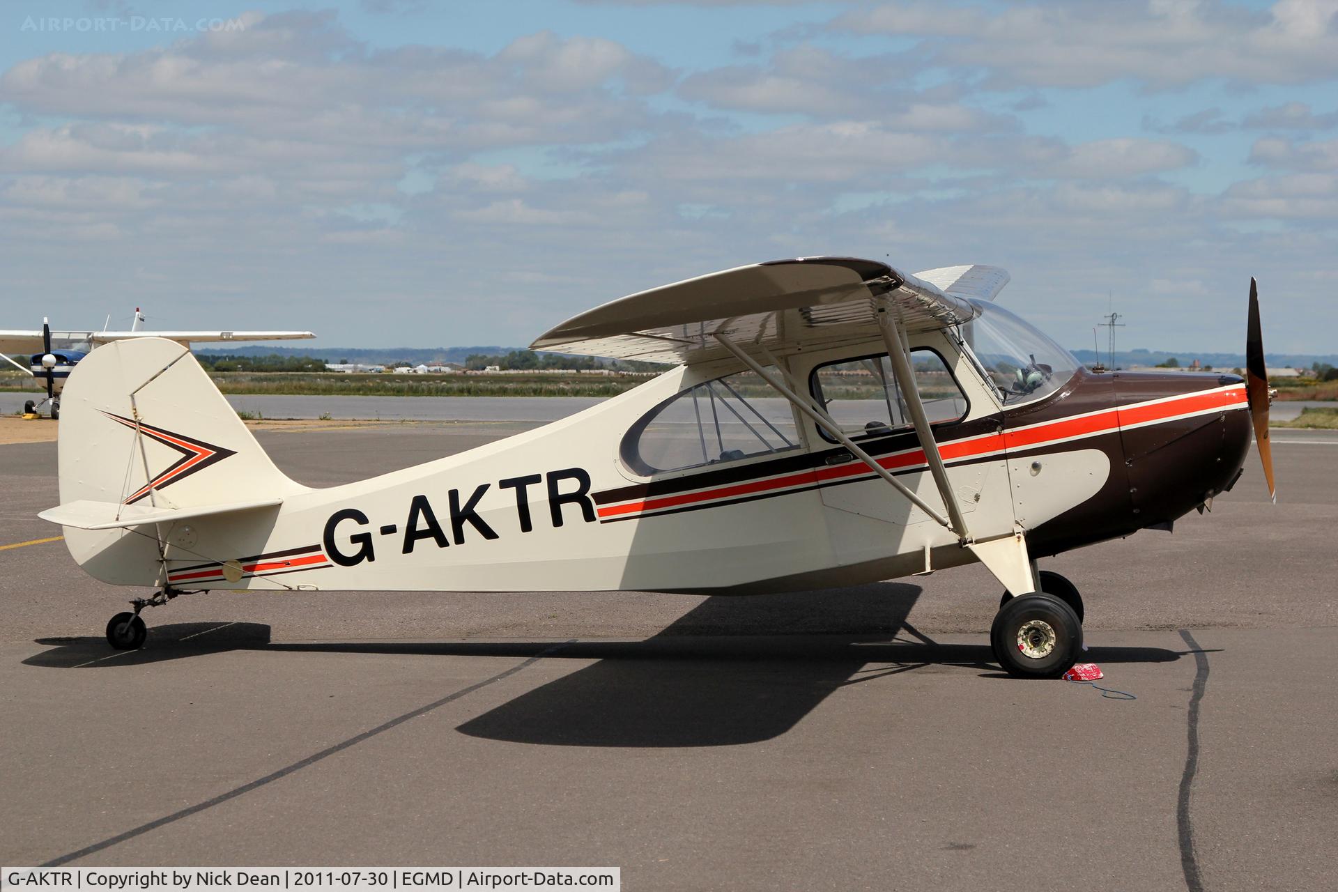 G-AKTR, 1946 Aeronca 7AC Champion C/N 7AC-3017, EGMD/LYX