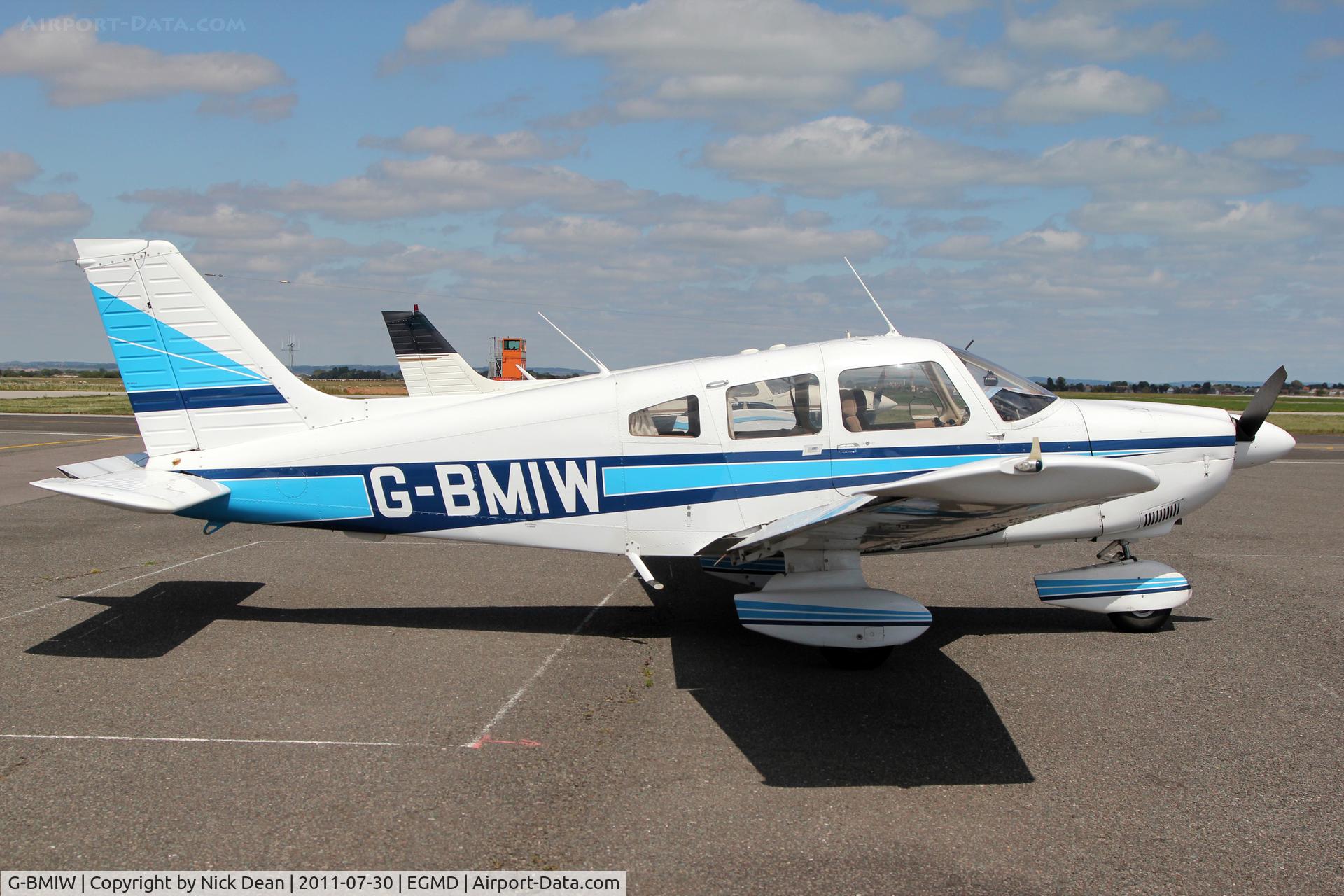 G-BMIW, 1981 Piper PA-28-181 Cherokee Archer II C/N 28-8190093, EGMD/LYX