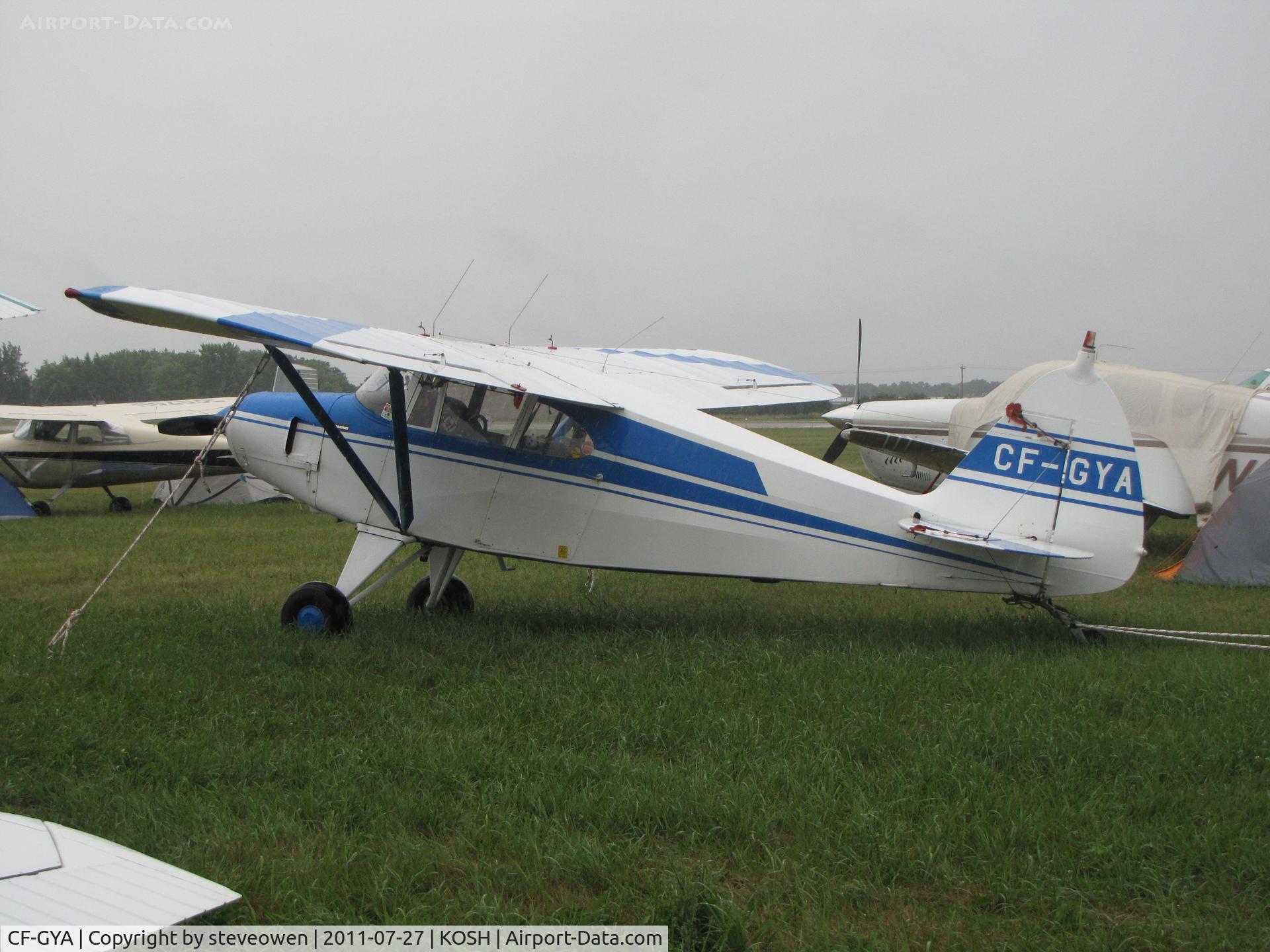 CF-GYA, 1950 Piper PA-20-115 Pacer C/N 20 434, Vintage aircraft camping area EAA2011