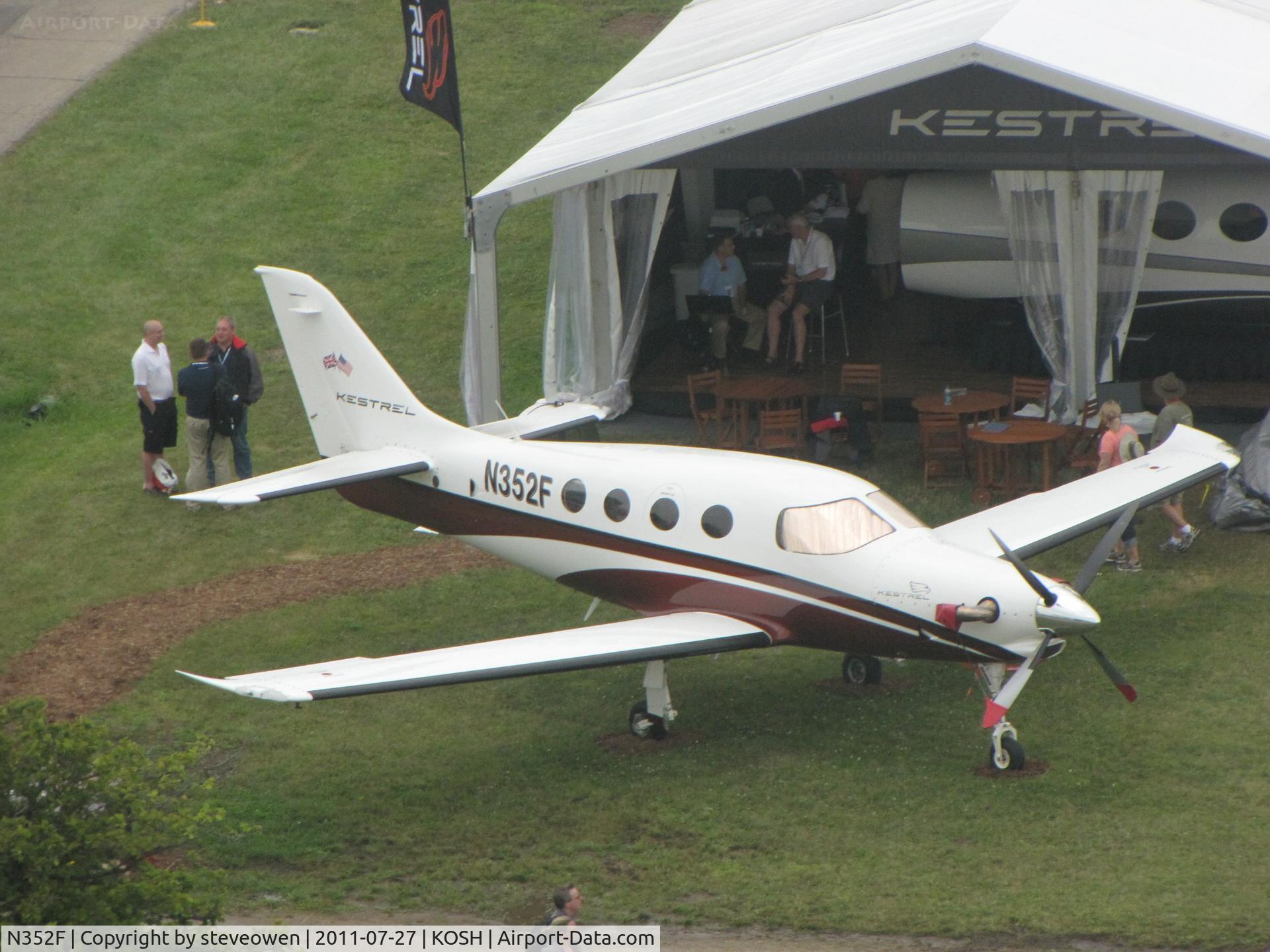 N352F, 2006 Farnborough Aircraft F1C3 Kestrel C/N 0001, Kestrel prototype at EAA 2011