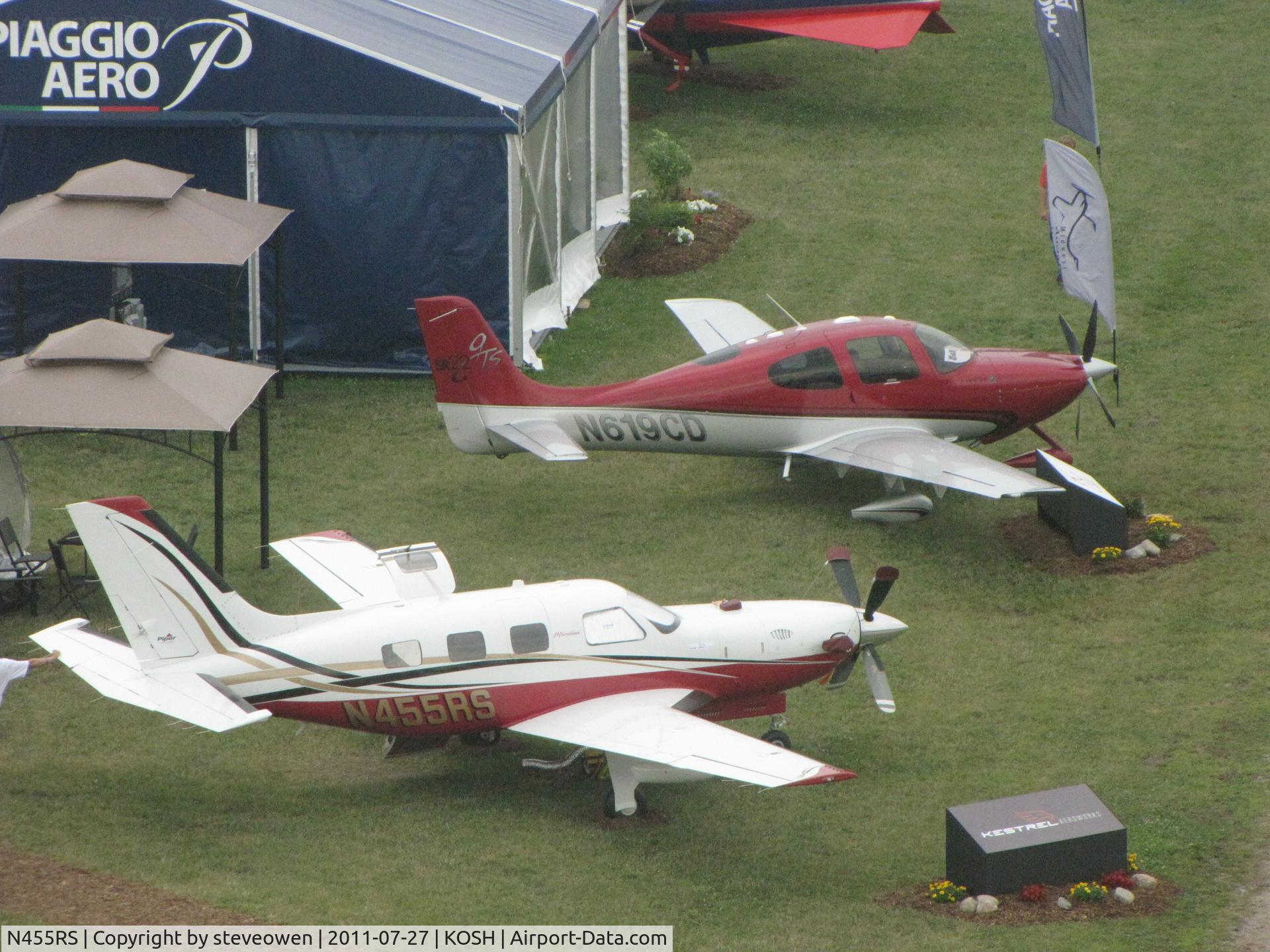 N455RS, 2005 Piper PA-46-500TP Malibu Meridian C/N 4697214, Taken from the Tower Cab EAA 2011