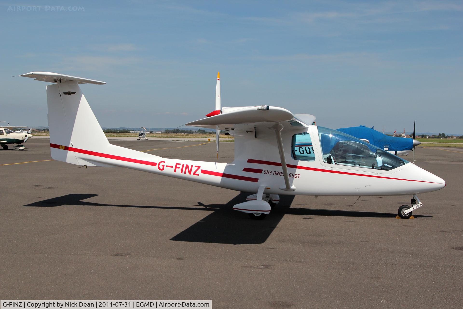 G-FINZ, 2003 Iniziative Industriali Italiane Sky Arrow 650T C/N PFA 298-13824, EGMD/LYX