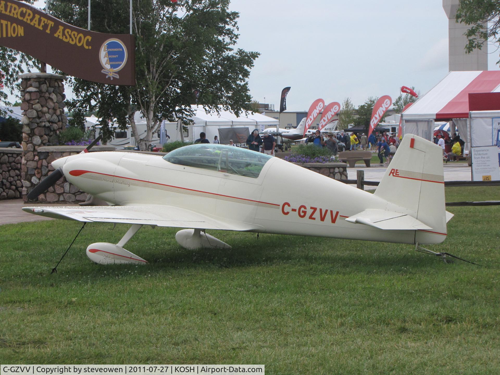 C-GZVV, 2003 Nexus Mustang C/N XU-6, in the Home Built area EAA 2011