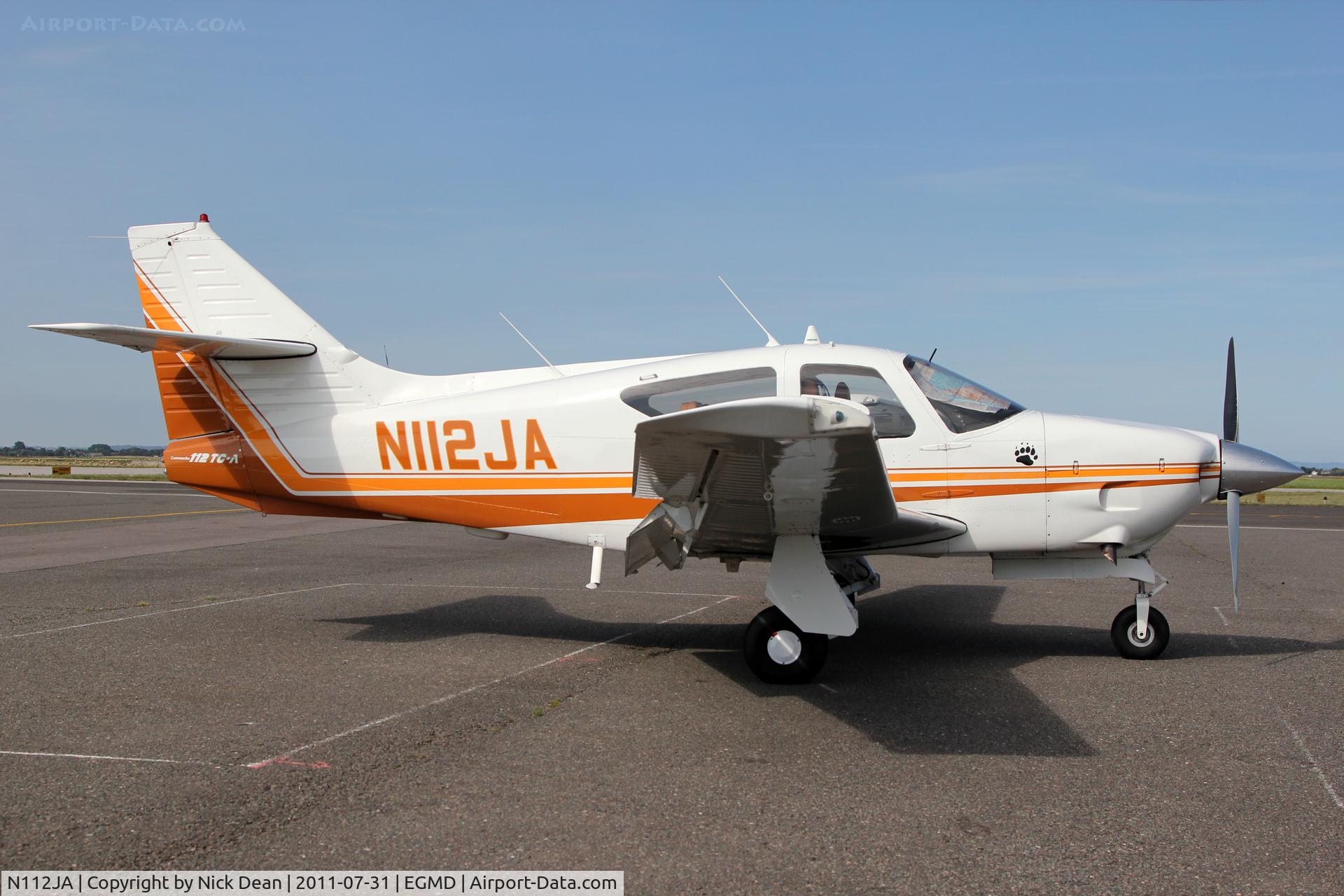 N112JA, 1977 Rockwell International 112TCA Commander C/N 13182, EGMD/LYX
