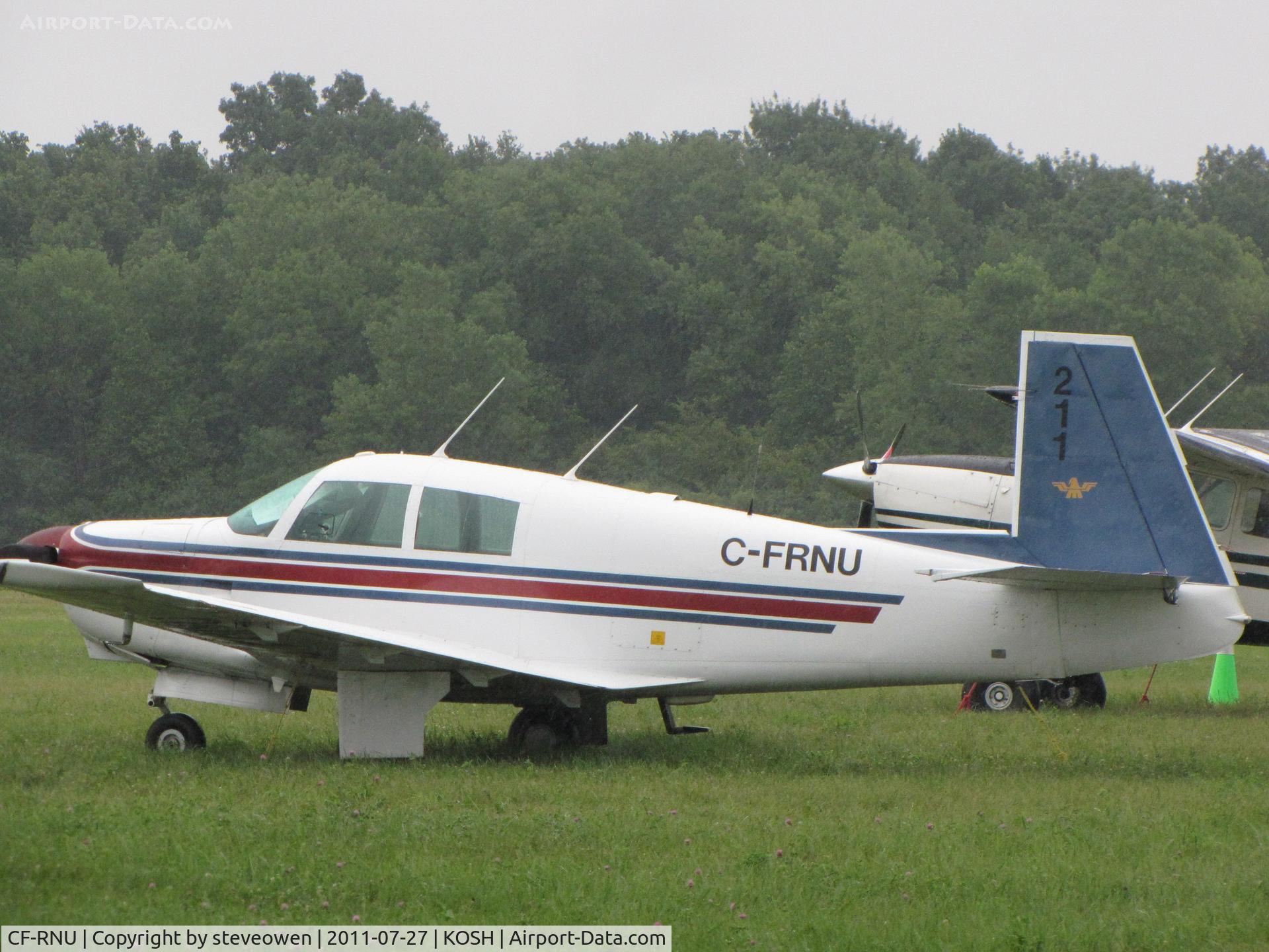 CF-RNU, 1964 Mooney M20C Ranger C/N 2850, Vintage Aircraft camp grounds EAA 2011