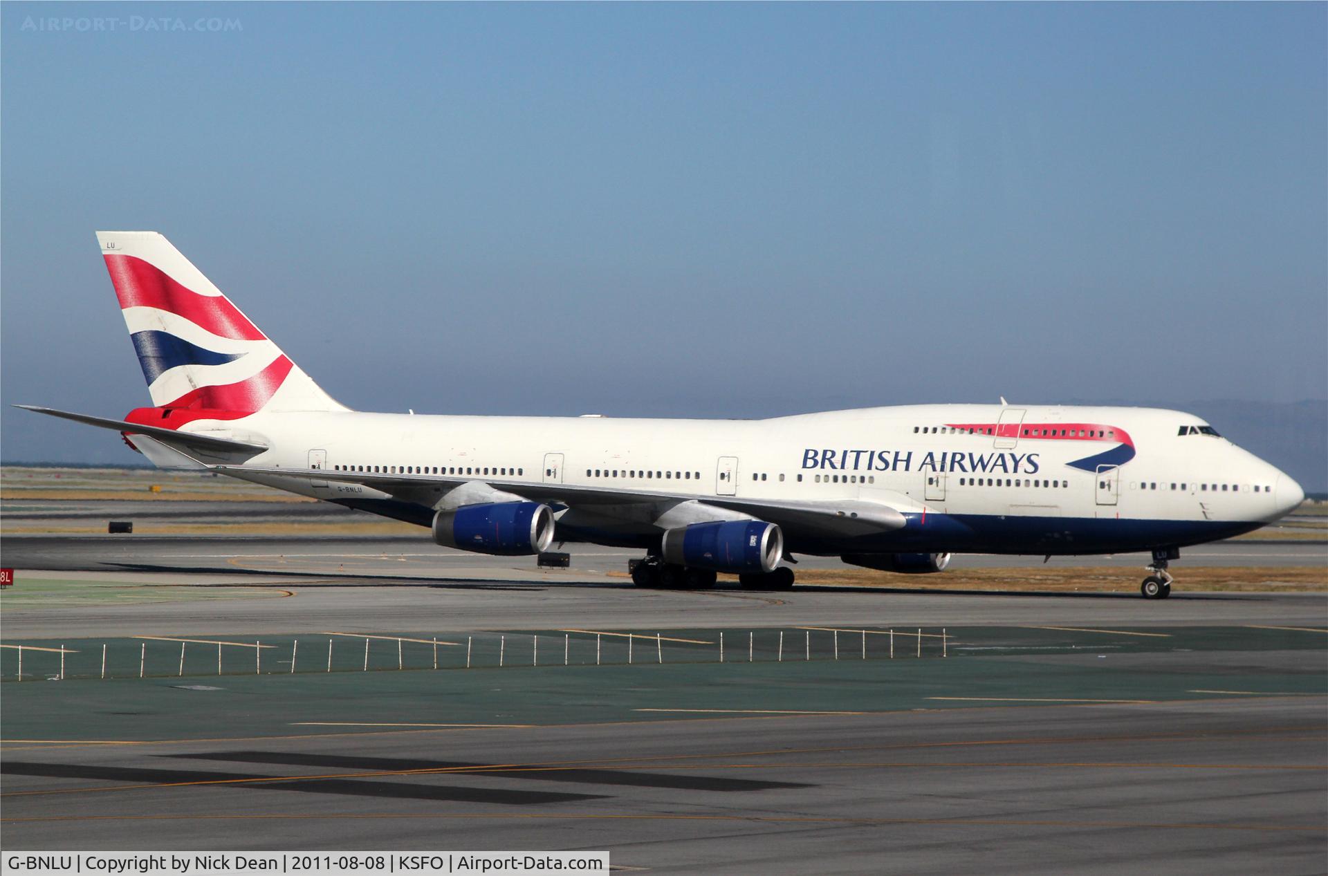 G-BNLU, 1992 Boeing 747-436 C/N 25406, KSFO/SFO