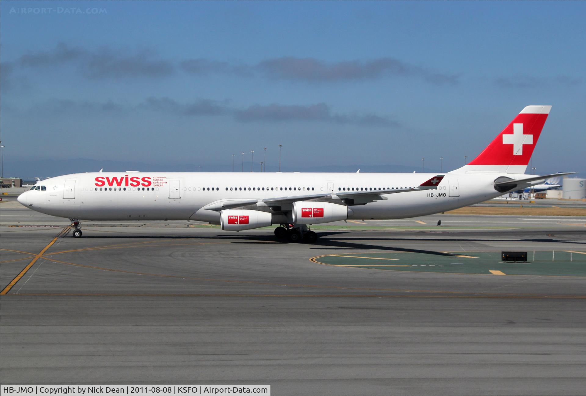 HB-JMO, 1997 Airbus A340-313 C/N 179, KSFO/SFO