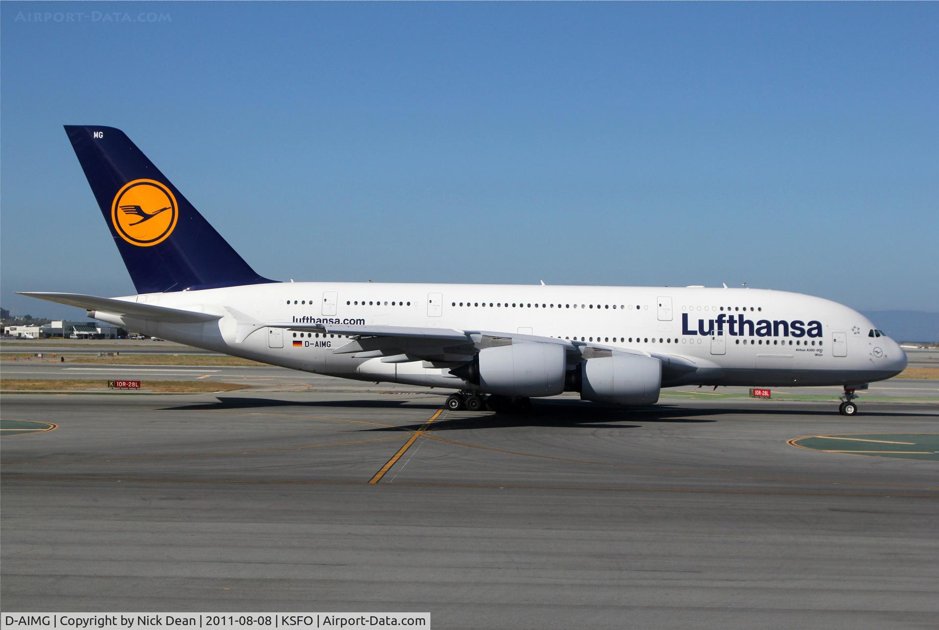 D-AIMG, 2011 Airbus A380-841 C/N 069, KSFO/SFO