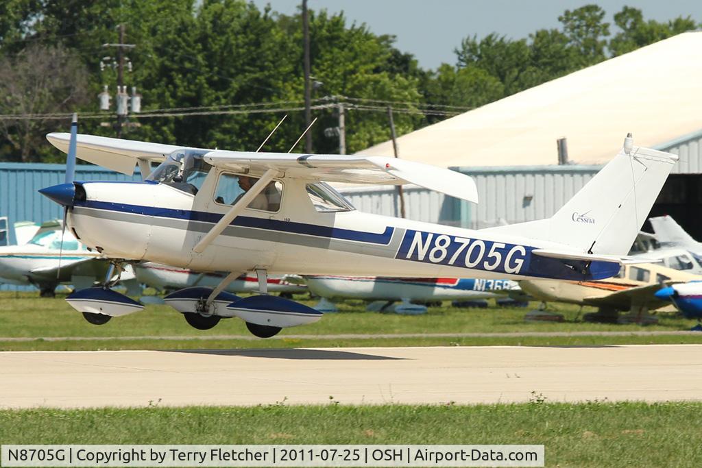 N8705G, 1966 Cessna 150F C/N 15062805, 1966 Cessna 150F, c/n: 15062805 at 2011 Oshkosh