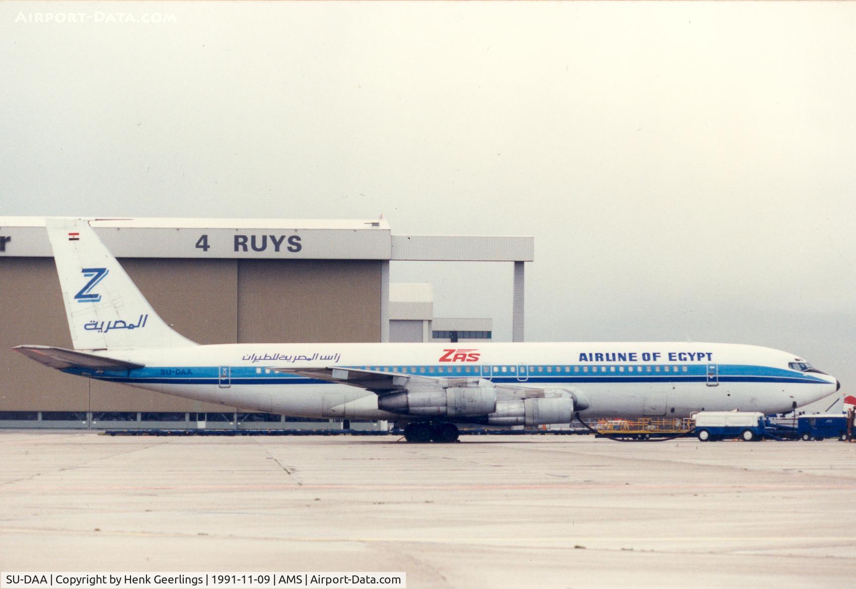 SU-DAA, 1968 Boeing 707-328C C/N 19916, ZAS Airline of Egypt