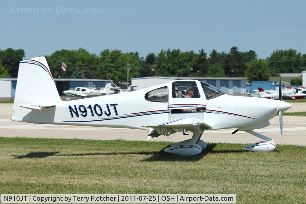 N910JT, Vans RV-10 C/N 40504, Steers Rt/clark Jt/gustafson G RV10, c/n: 40504 at 2011 Oshkosh