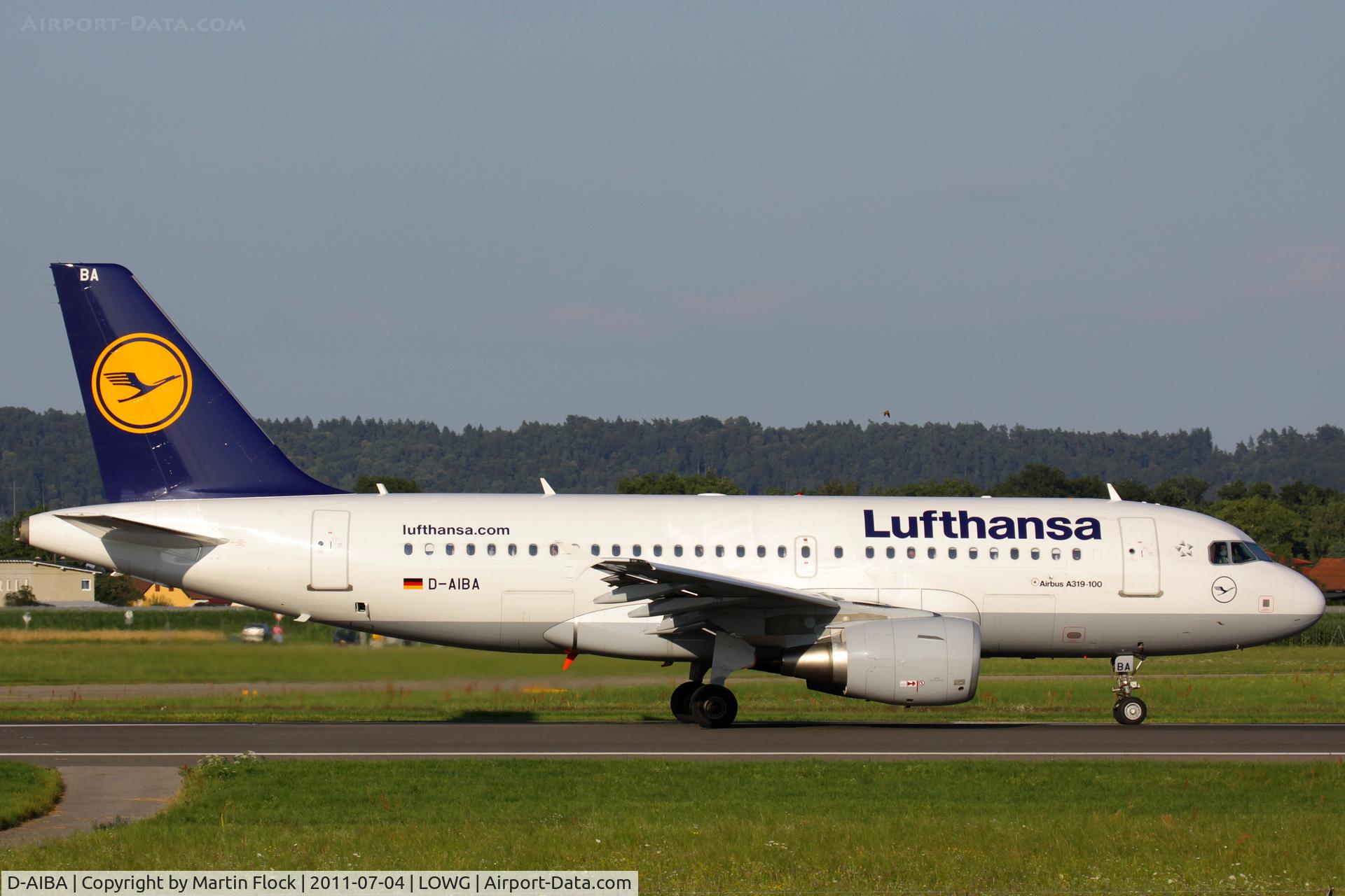 D-AIBA, 2009 Airbus A319-114 C/N 4141, .....