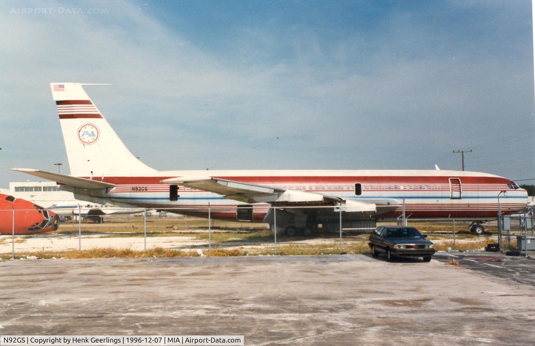 N92GS, 1962 Boeing 720-047B C/N 18452, Pan Aviation