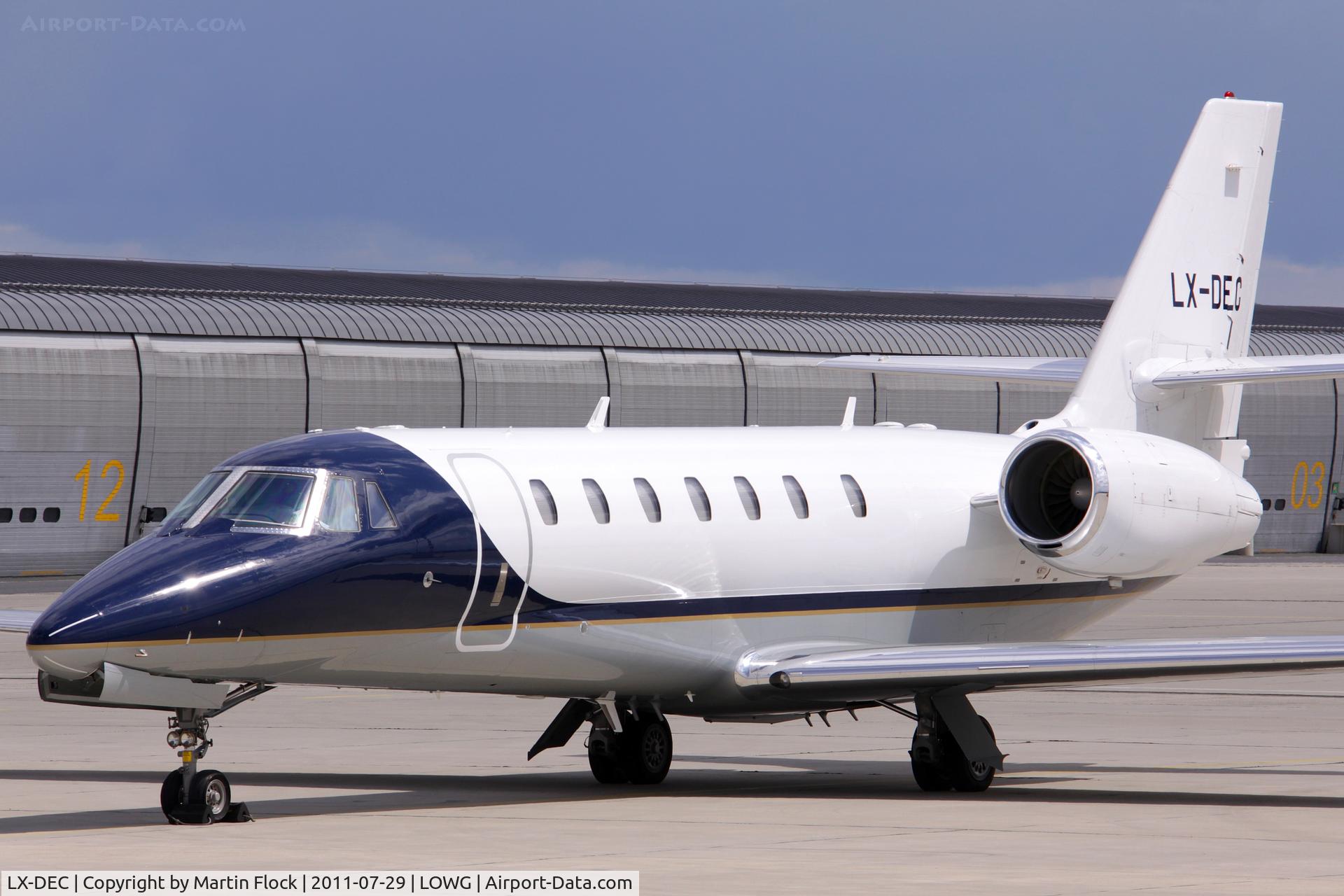 LX-DEC, 2008 Cessna 680 Citation Sovereign C/N 680-0253, .....