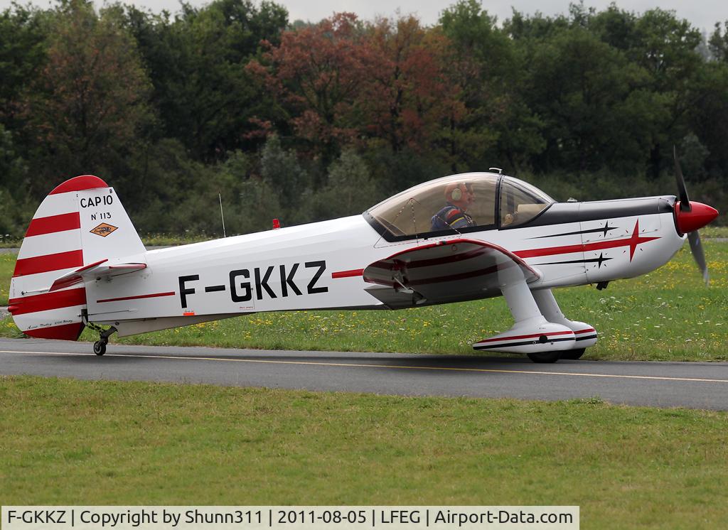 F-GKKZ, Mudry CAP-10B C/N 113, Arriving from flight...
