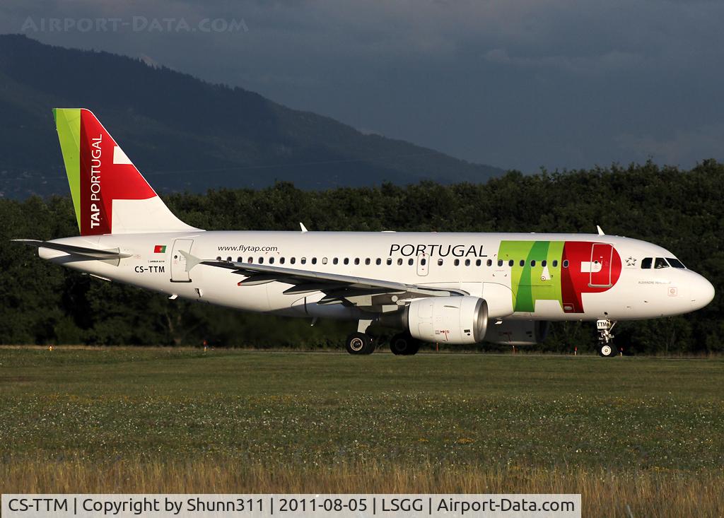 CS-TTM, 1999 Airbus A319-111 C/N 1106, Landing rwy 23
