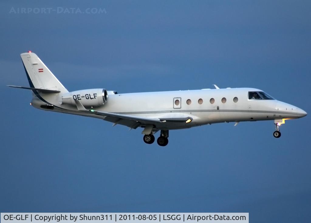 OE-GLF, 2008 Israel Aircraft Industries Gulfstream G150 C/N 261, Landing rwy 23