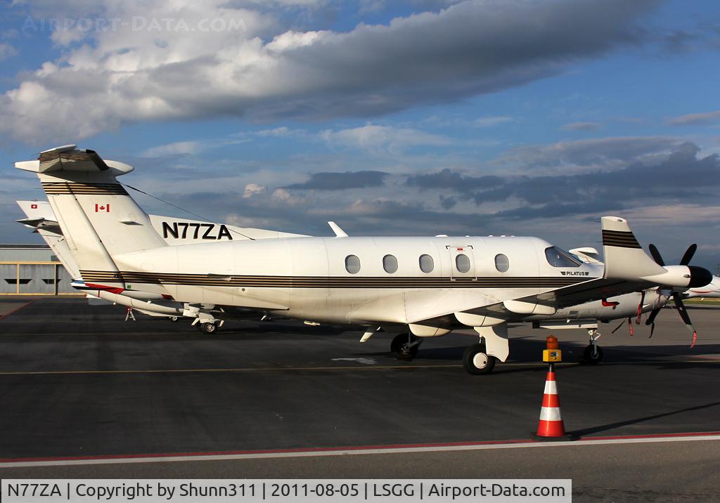 N77ZA, 1999 Pilatus PC-12/45 C/N 300, Parked...