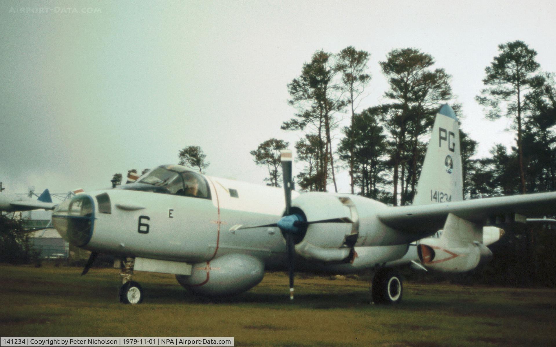 141234, Lockheed SP-2H Neptune C/N 726-7106, SP-2H Neptune of Patrol Squadron VP-65 as seen at Pensacola Naval Museum in November 1979.