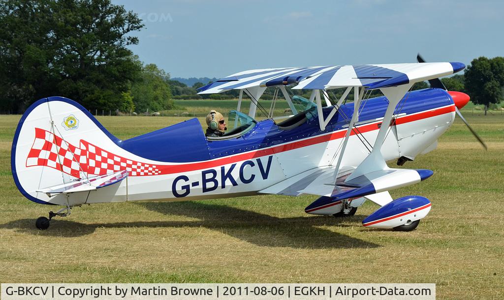 G-BKCV, 1990 EAA Acro Sport II C/N PFA 072A-10776, SHOT AT HEADCORN