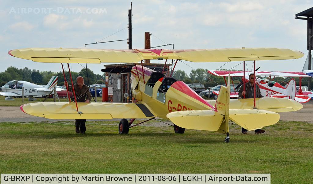 G-BRXP, 1948 Stampe-Vertongen SV-4C C/N 678, SHOT AT HEADCORN