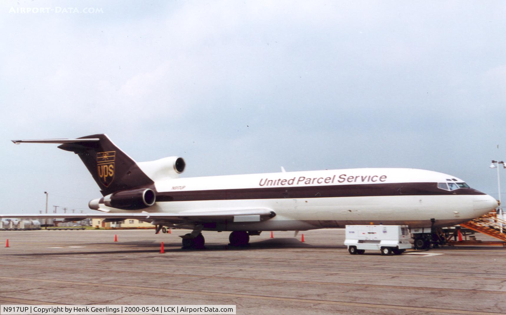 N917UP, 1967 Boeing 727-30C C/N 19310, UPS