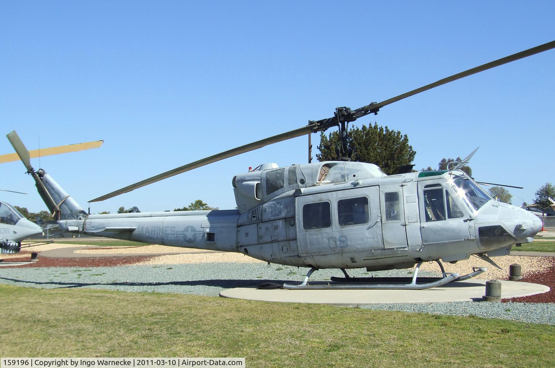 159196, Bell UH-1N C/N 31672, Bell UH-1N Iroquois at the Flying Leatherneck Aviation Museum, Miramar CA