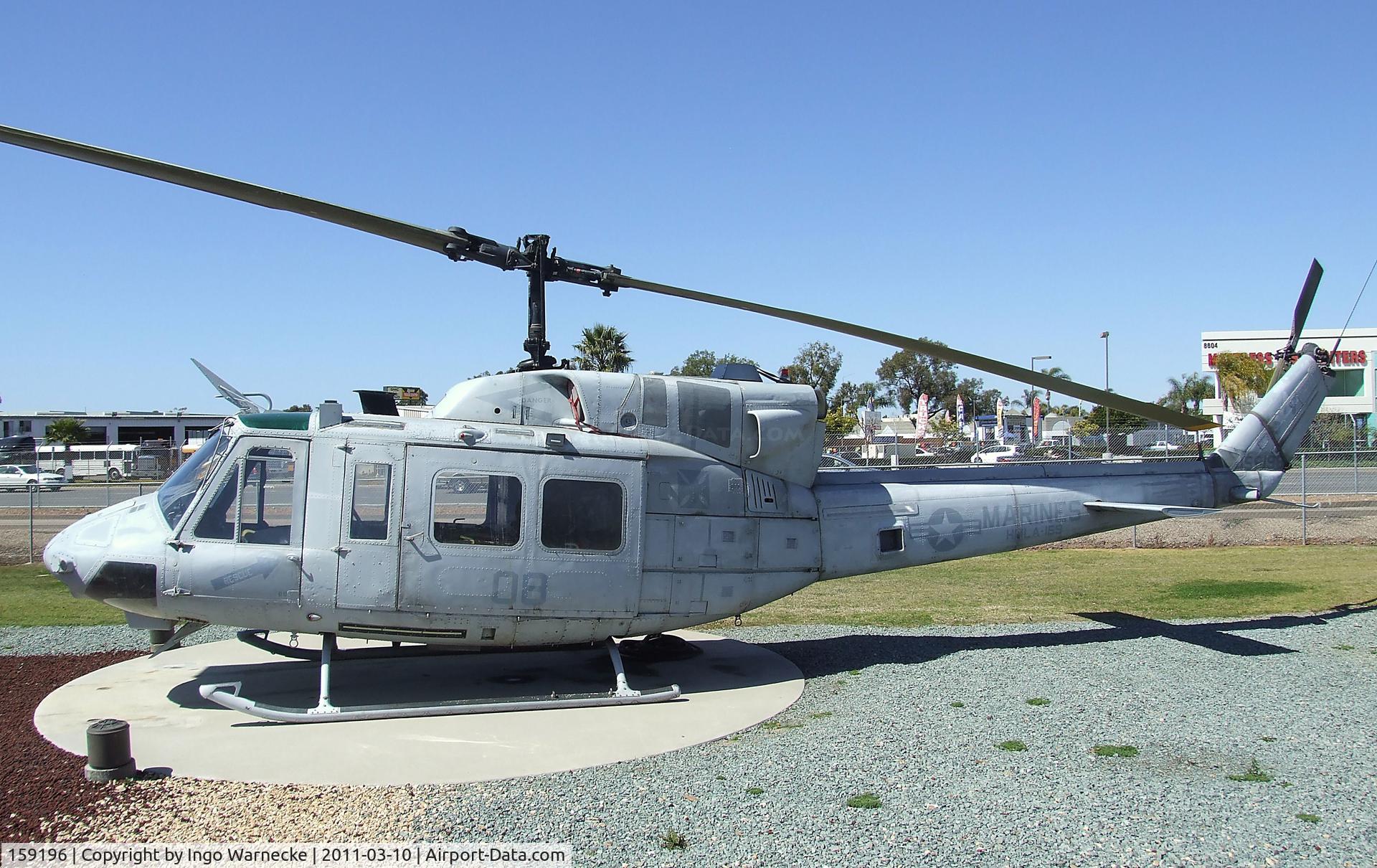 159196, Bell UH-1N C/N 31672, Bell UH-1N Iroquois at the Flying Leatherneck Aviation Museum, Miramar CA