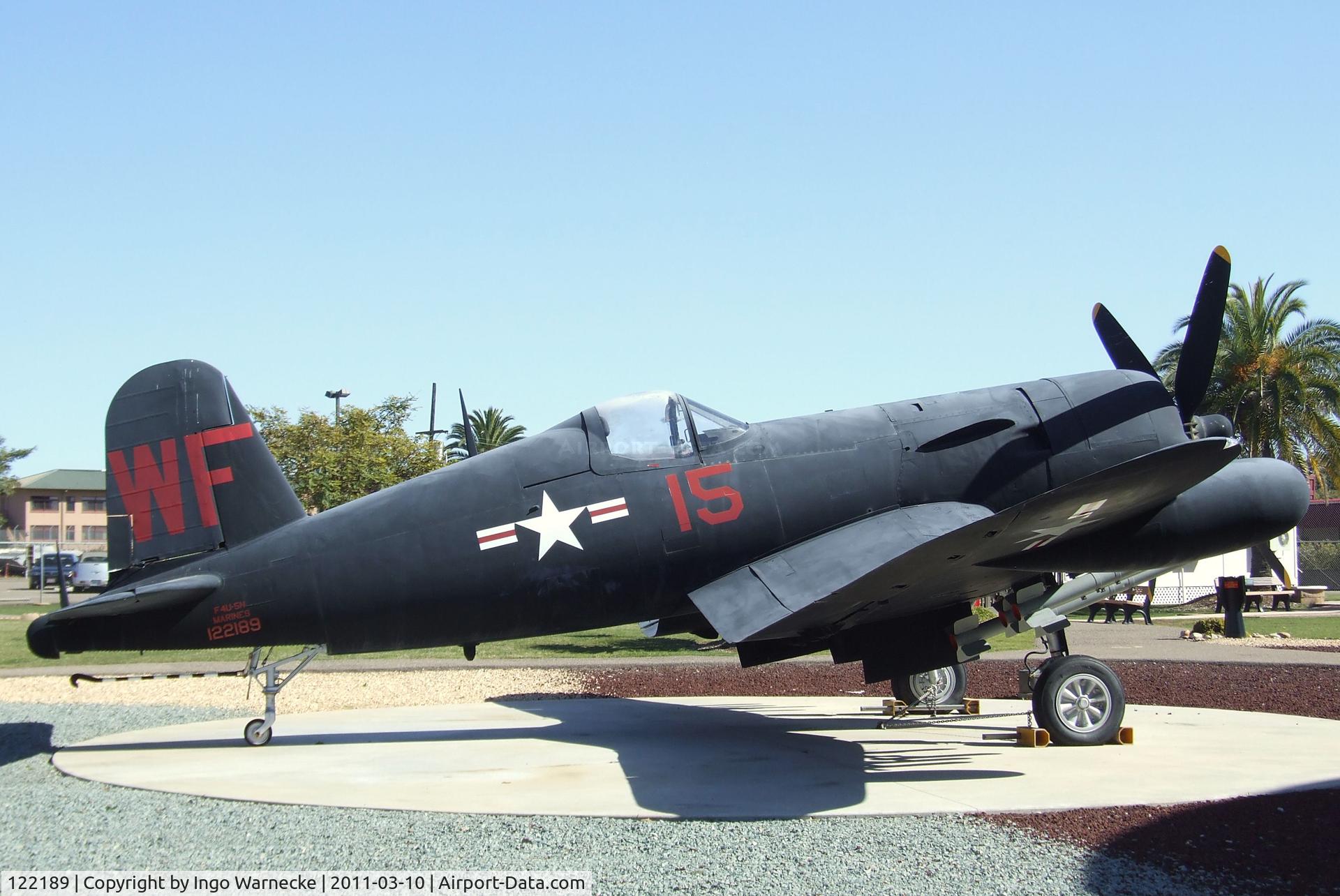 122189, Vought F4U-5P Corsair C/N Not found (Bu122189), Vought F4U-5P Corsair at the Flying Leatherneck Aviation Museum, Miramar CA