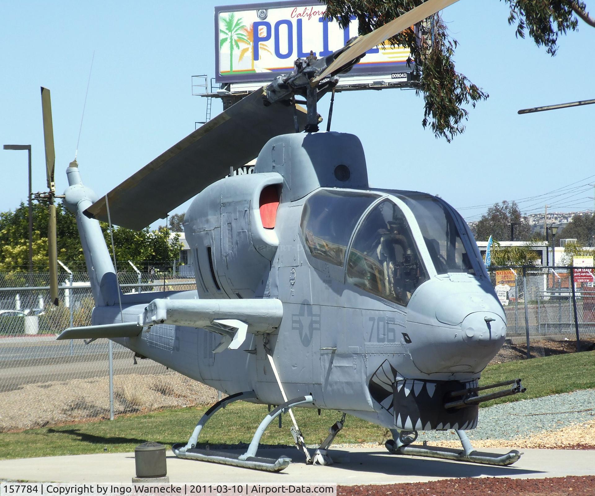 157784, Bell AH-1J Sea Cobra C/N 26028, Bell AH-1J Sea Cobra at the Flying Leatherneck Aviation Museum, Miramar CA