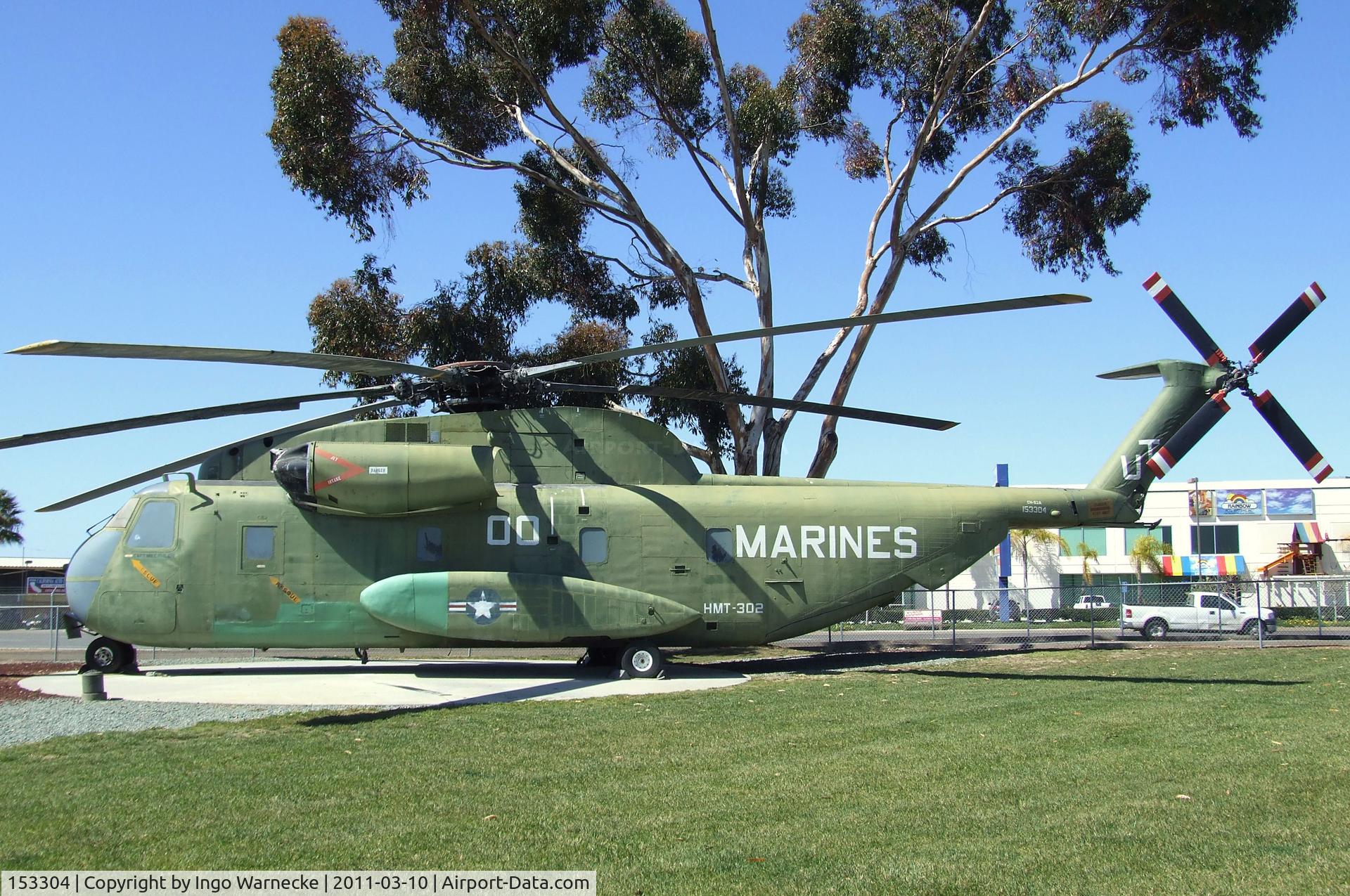153304, Sikorsky CH-53A Sea Stallion C/N 65-081, Sikorsky CH-53A Sea Stallion at the Flying Leatherneck Aviation Museum, Miramar CA