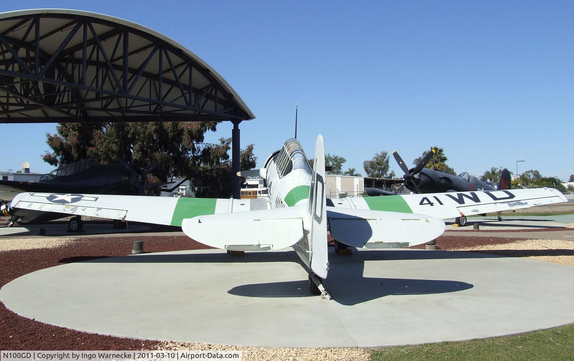 N100GD, North American SNJ-5 Texan C/N 90866, North American SNJ-5 Texan at the Flying Leatherneck Aviation Museum, Miramar CA