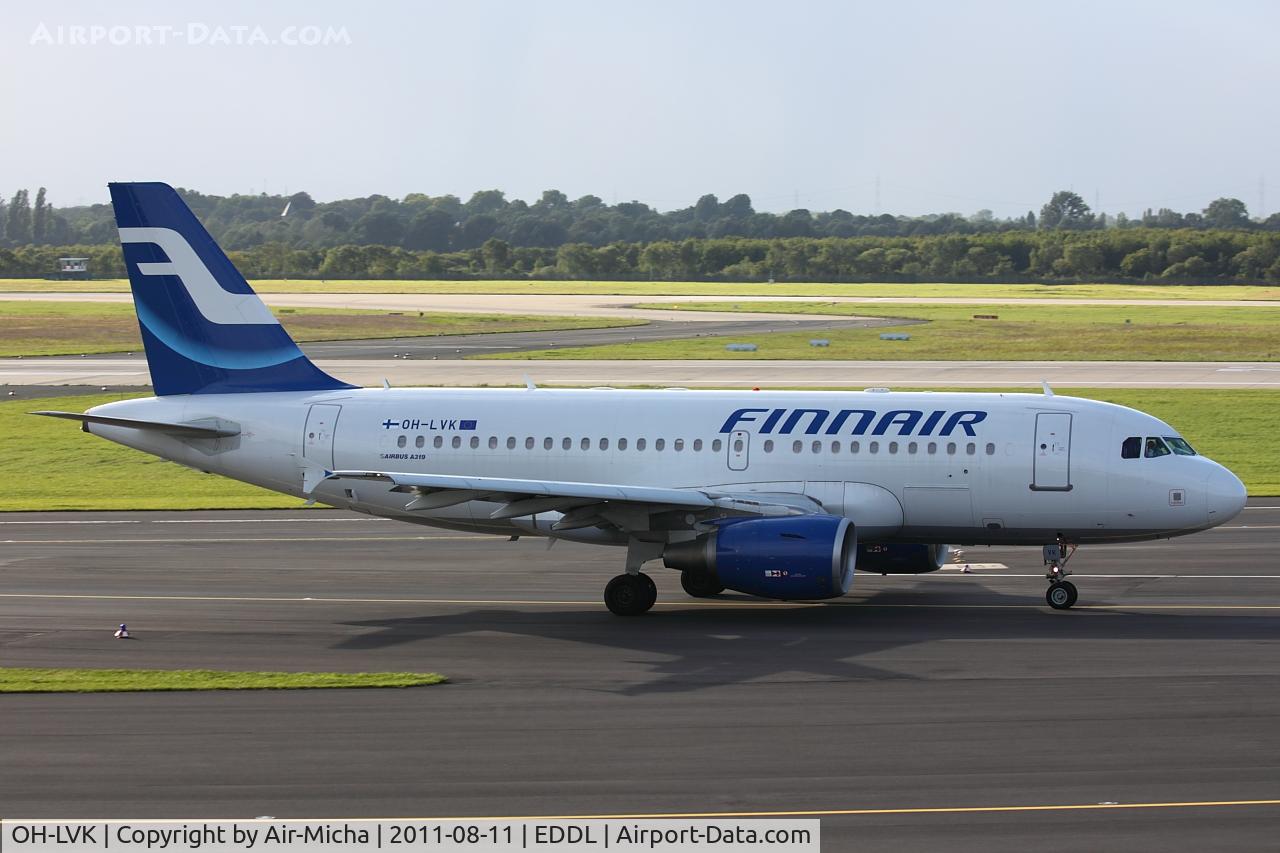 OH-LVK, 2004 Airbus A319-112 C/N 2124, Finnair, Airbus A319-112, CN: 2124