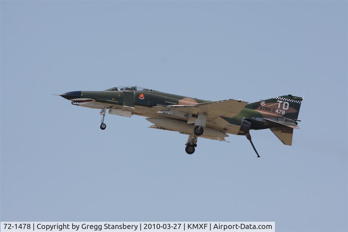 72-1478, 1972 McDonnell Douglas QF-4E Phantom II C/N 4416, Dirty slow pass during Maxwell flyby.