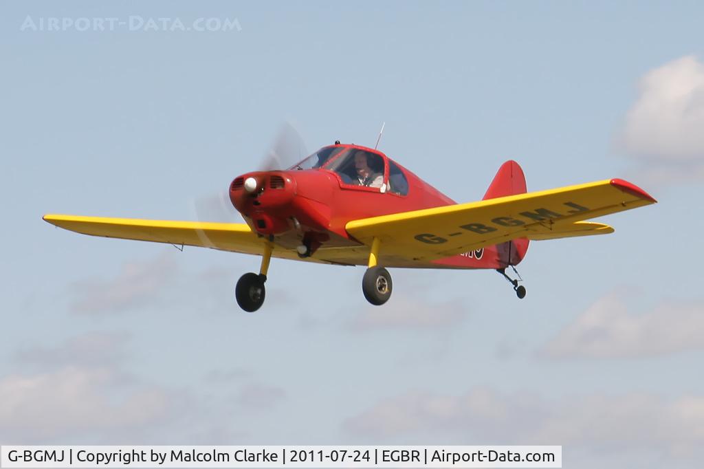 G-BGMJ, 1952 Gardan GY-201 Minicab C/N 12, Gardan GY-201 Minicab at Breighton Airfield's Wings & Wheels Weekend, July 2011.