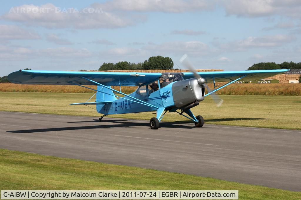 G-AIBW, 1946 Auster J-1N Alpha C/N 2158, Auster J1N at Breighton Airfield's Wings & Wheels Weekend, July 2011.