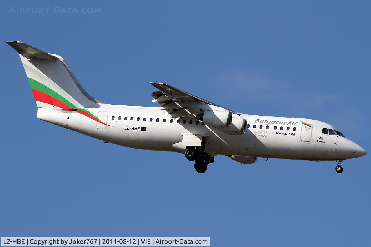 LZ-HBE, 1989 British Aerospace BAe.146-300 C/N E3131, Bulgaria Air