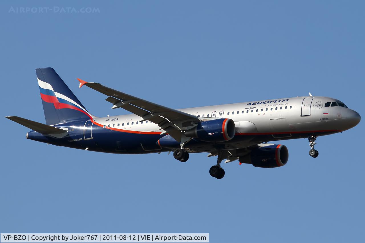 VP-BZO, 2008 Airbus A320-214 C/N 3574, Aeroflot