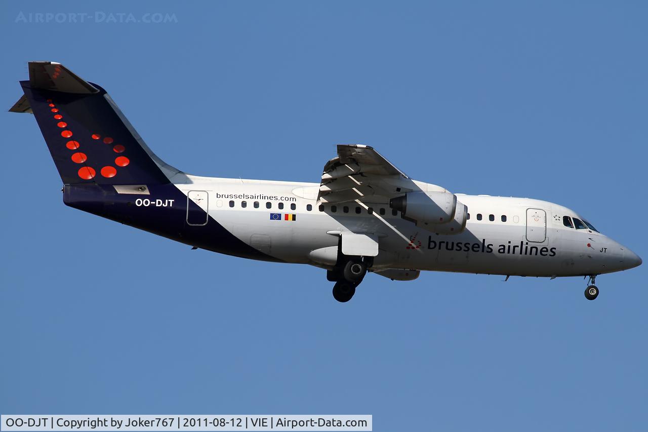 OO-DJT, 1996 British Aerospace Avro 146-RJ85 C/N E.2294, Brussels Airlines