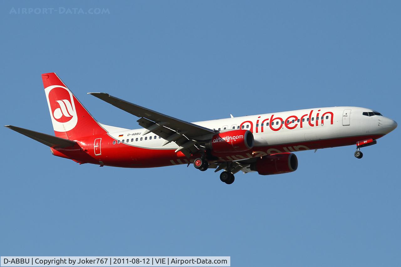 D-ABBU, 2001 Boeing 737-8Q8 C/N 30627, Air Berlin
