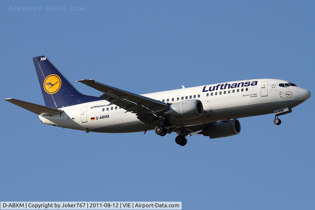 D-ABXM, 1987 Boeing 737-330 C/N 23871, Lufthansa