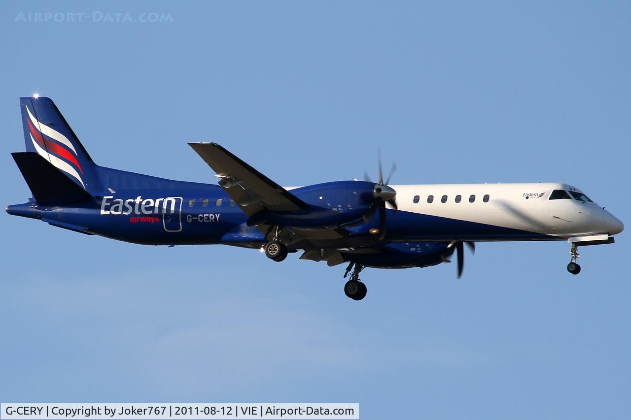 G-CERY, 1994 Saab 2000 C/N 2000-008, Eastern Airways
